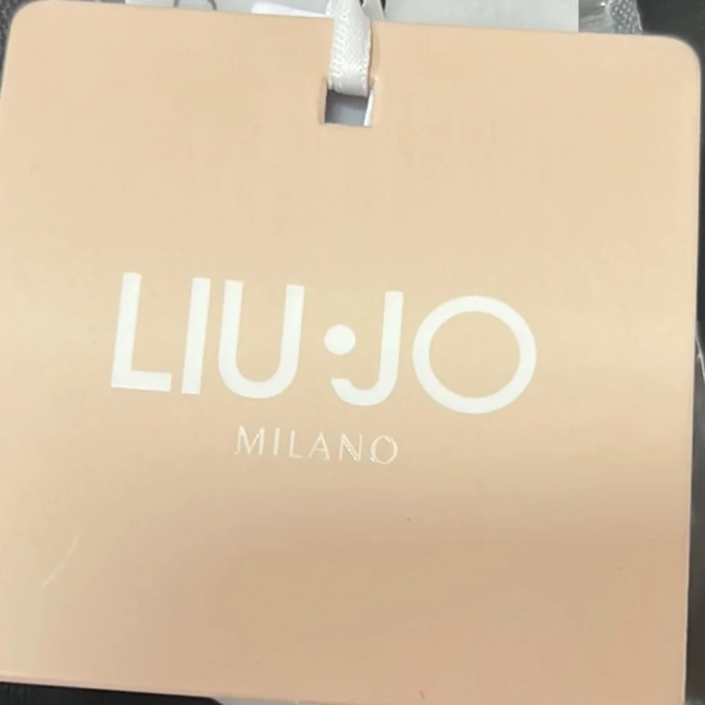 Liu Jo Black Leather-Style Shorts - Picture 3 of 3